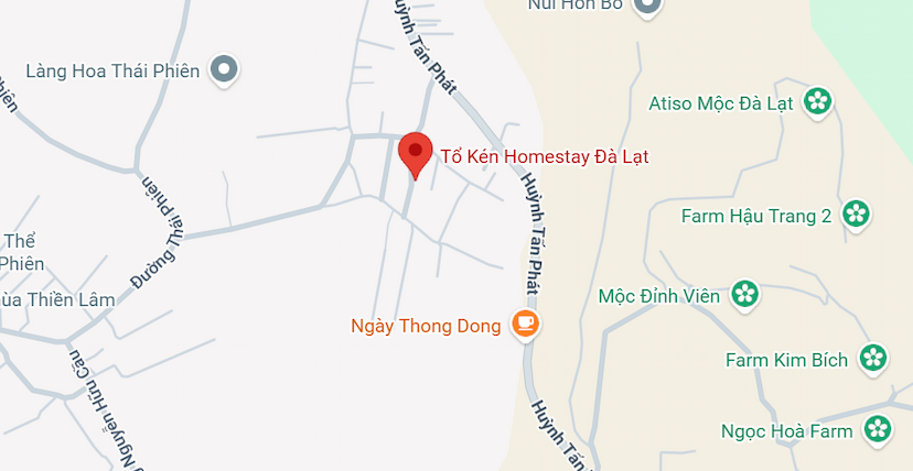 Vị trí Tổ Kén Homestay trên Google Maps
